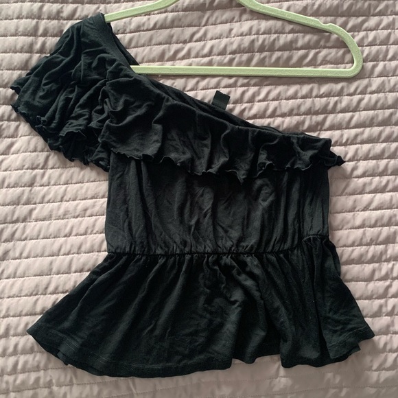 H&M one shoulder ruffle top - Picture 1 of 2